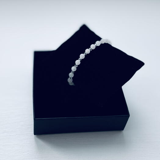 Браслет из кварца и хрустального стекла