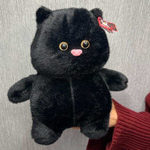Мягкая игрушка «Черный кот»