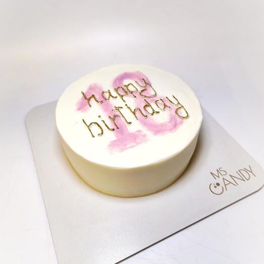 Бенто-торт "happy birthday", вес 720 г., на день рождения, парню, мужчине, девушке, любимой, коллеге