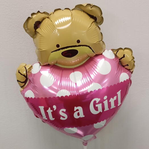 Шарик на палочке "It s a Girl"