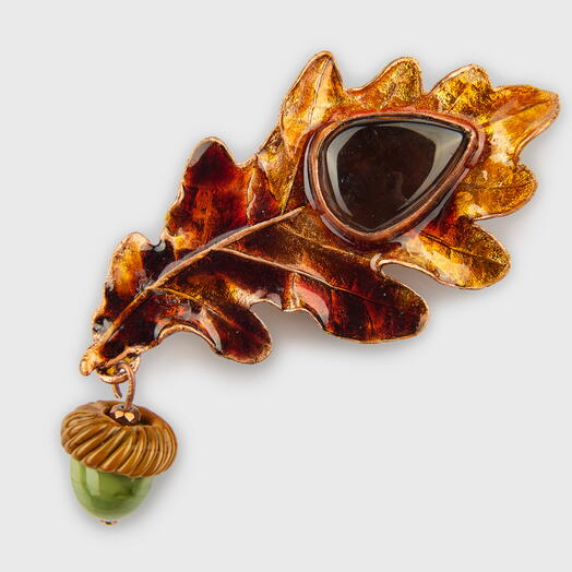 Брошь «Дуб»