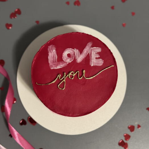 Бенто торт love you