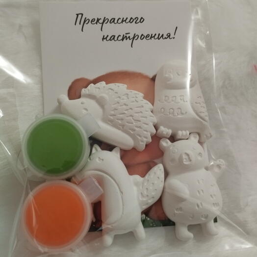 Набор фигурки из гипса