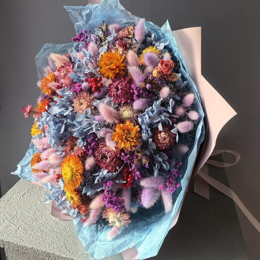Букет из сухоцветов "Краски"