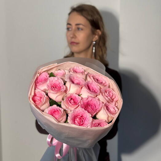 Букет роз Мандала (15шт)