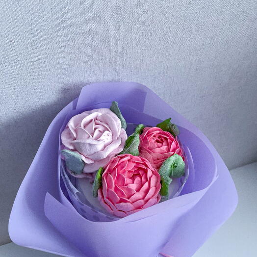 Мини букет из 3 цветов