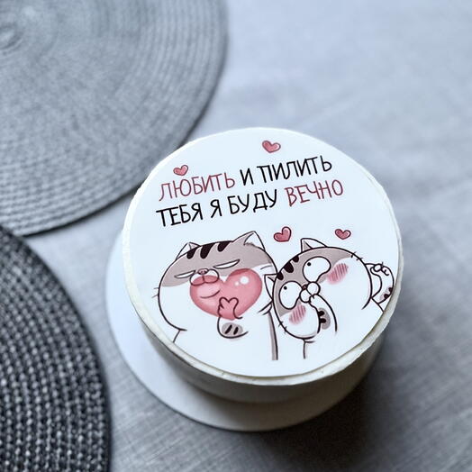 Бенто-торт «котики»