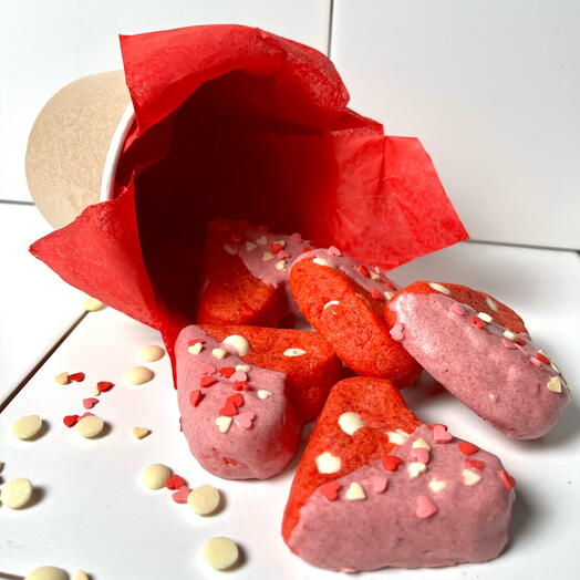 Mini crumbl cookies Red velvet, печенье