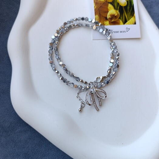 Милая подвеска с Нежным бантиком