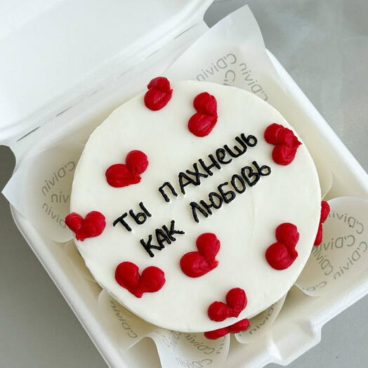 Бенто торт на 14 февраля