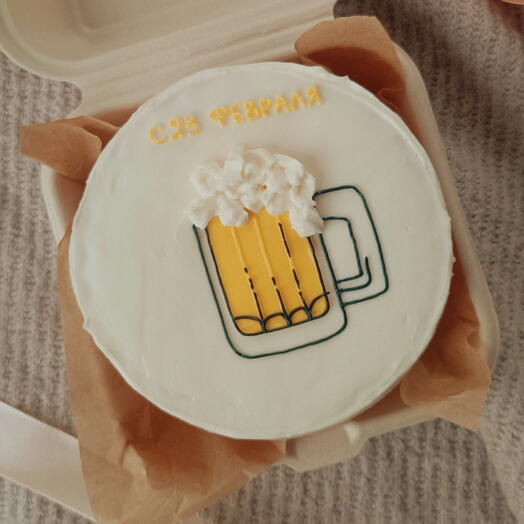 🍻 Бенто торт на 23 февраля для мужчины, парня, друга🍻