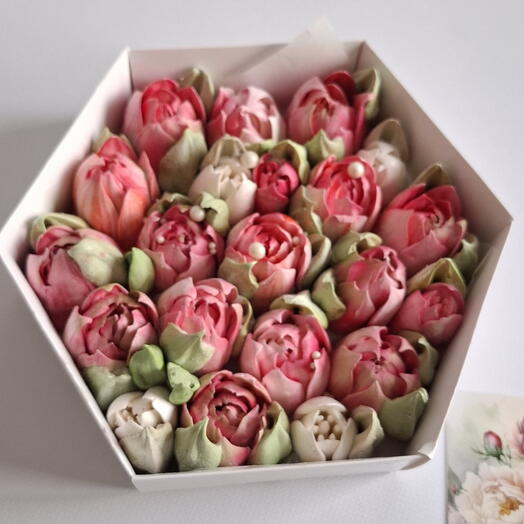 Tulipanes de malvavisco