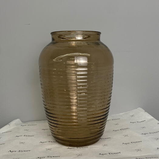 Ваза Луиза коричневая