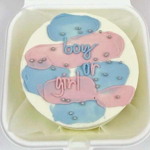 Бенто-торт на гендер-пати "Boy or Girl"