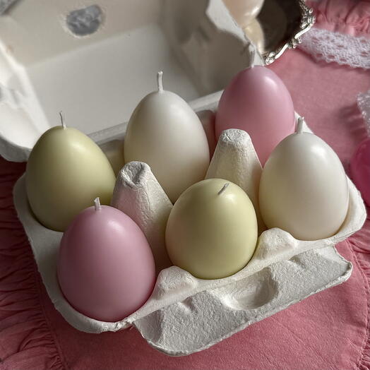 Свечи пасхальные яица