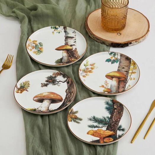 Фарфоровые тарелки для подарка набор