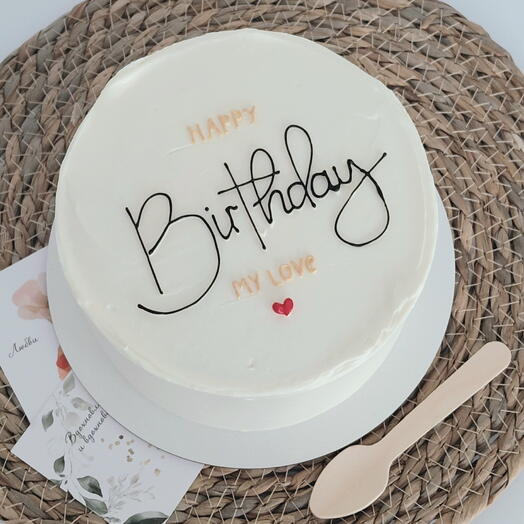 Торт на 1 кг happy birthday my love