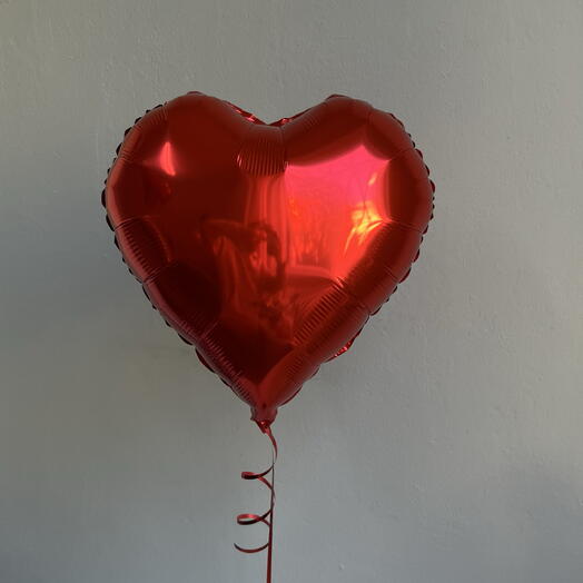 Шар «Сердце красное» (45см)