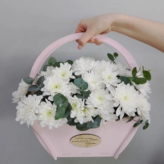 Композиция из хризантем