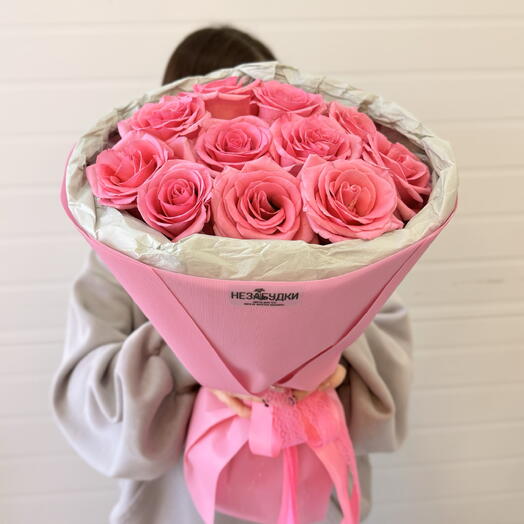 Моно букет из 11 роз💘