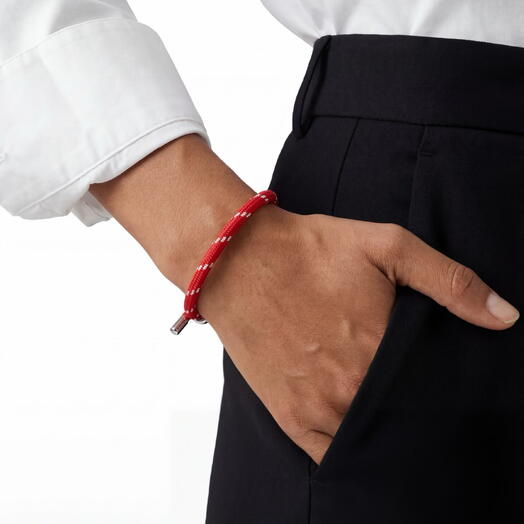 Красный браслет LU CORD RED для себя, на подарок, подруге, девушке