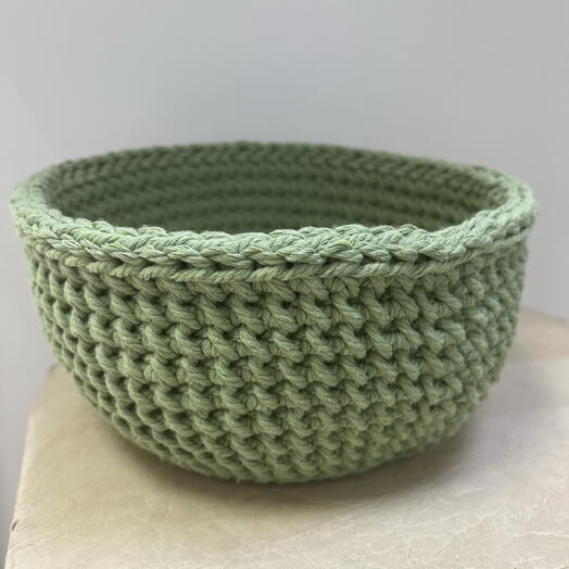 Корзинка ручной работы фисташка