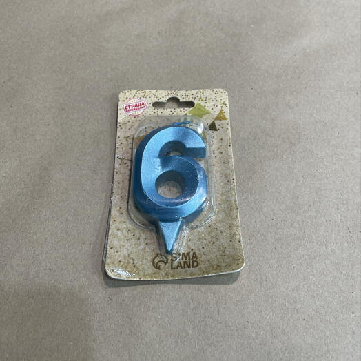 Свеча в торт 6