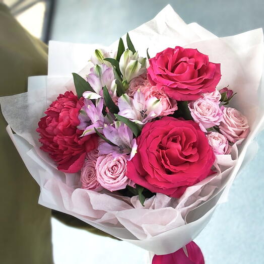 Малиново‑розовый микс 💖