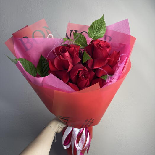 Малиновый букет 🌸