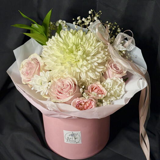 Корзинка из нежных роз🥰🌸