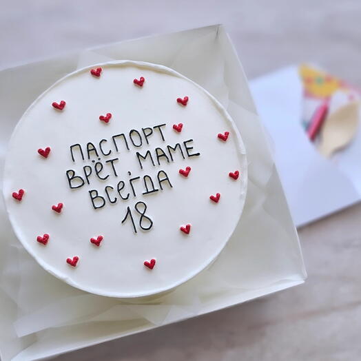 Бенто торт 800 гр. без сахара и глютена