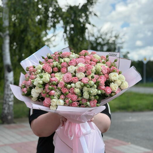 Монобукет "Цветочный коктейль"