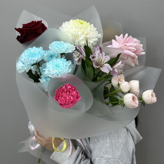 Дофаминовый букет мини🌸