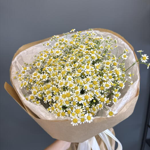 Ромашки 😍 пышный букетик FlowaLova из танацетума