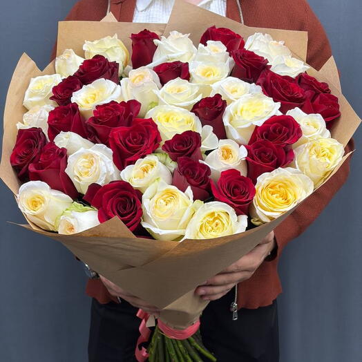 🌹 Букет из 51 эквадорской розы
