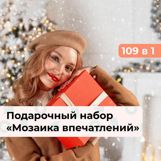 109 в 1 Снежная сказка. Подарочный набор для девушки на Новый год