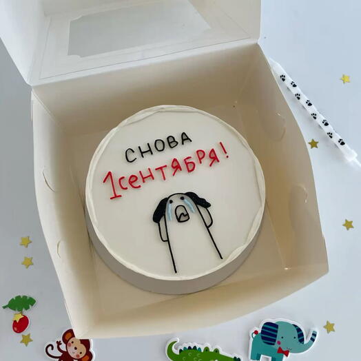 Бенто-торт «Снова 1 сентября»