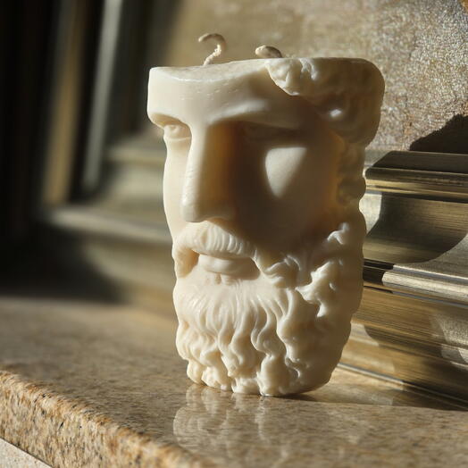Свеча интерьерная Зевс (Zeus) (пастель цвета)