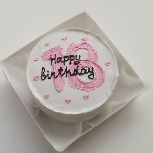 Бенто торт Happy birthday+цифры