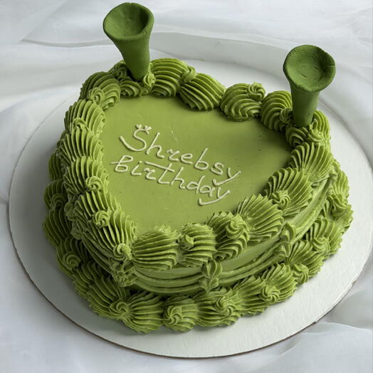 Торт 1 кг Шрек Ламбет зеленый популярный пинтерест на день рождения happy birthday