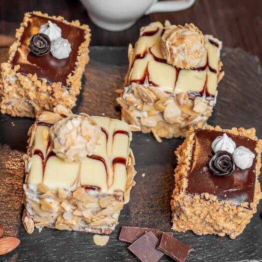 A set of nut cakes