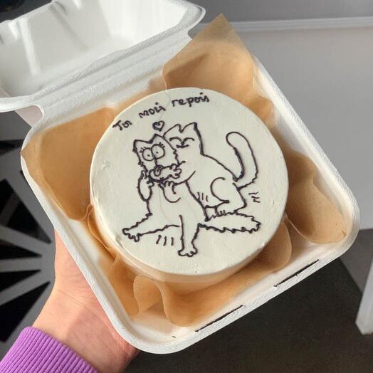 Бенто-торт Ты мой герой