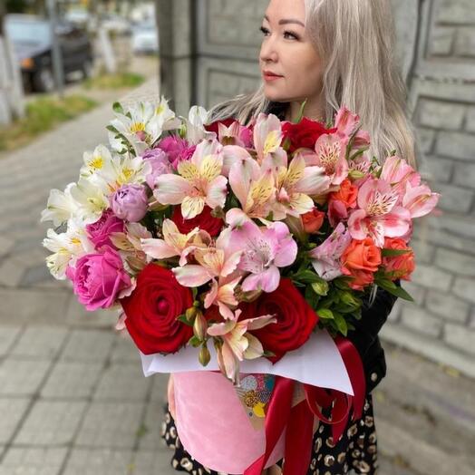 Цветы в коробке