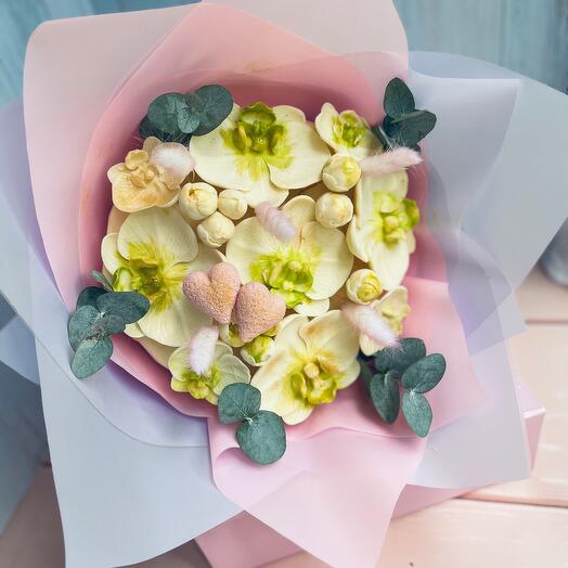 Bouquet of chocolate orchids "You are the best"