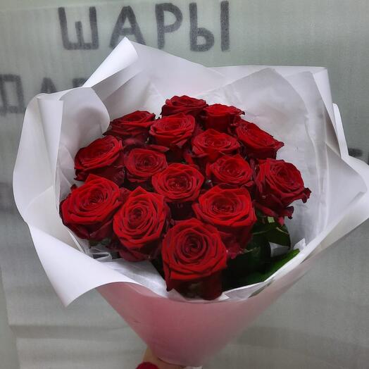 Monobloque de rosas rojas