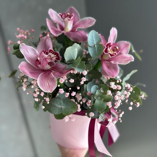 Композиция с орхидеями🌸