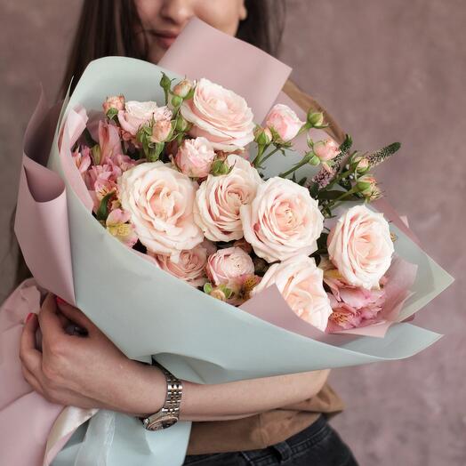 Ramo de rosas "Malvavisco"