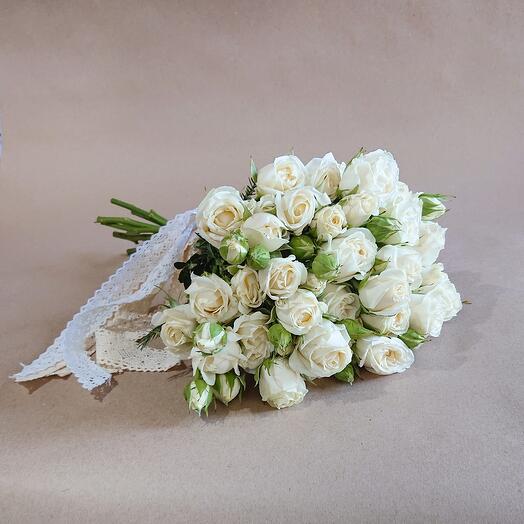 Ramo de novia de rosa arbusto