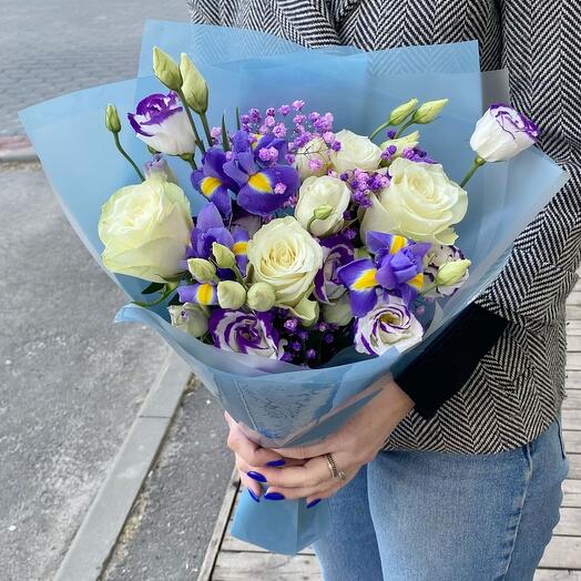 Букет в блакитному