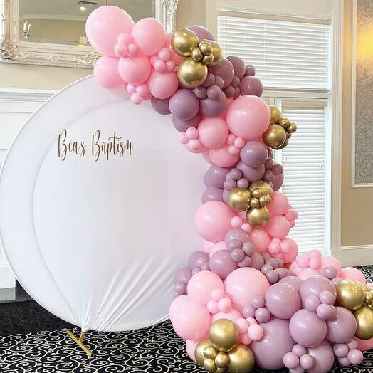 Majestic Magenta and Lavender Balloon Gala